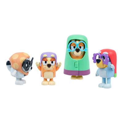 Kit 4 Bonecos Colecionáveis Bluey 6cm - Vovós
