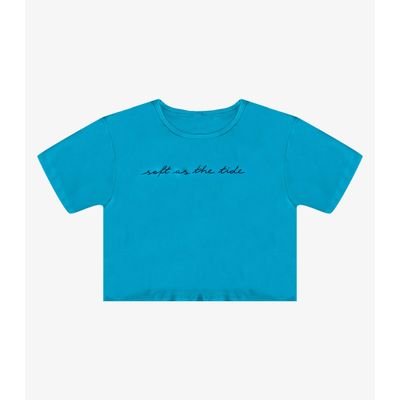 Blusa Feminina em Molecotton Viscose Infinita Cor Azul M / Azul