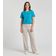Blusa Feminina em Molecotton Viscose Infinita Cor Azul M / Azul