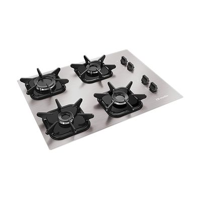 Fogão Cooktop MCG4BK 4 Bocas Ultra Chama Mueller Aluminio / Bivolt