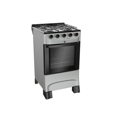 Fogão MFl4BC 4 bocas Mesa Esmaltada Acendimento Automático Mueller TITANIUM / Bivolt