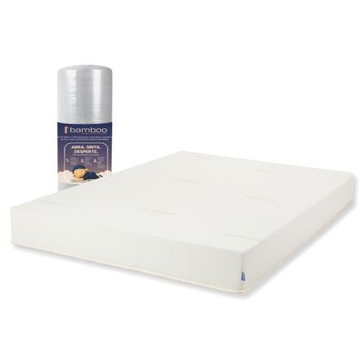 Colchão Sonos Sense Bamboo Queen Ortopédico Espuma D45 158x198x19 a Vácuo