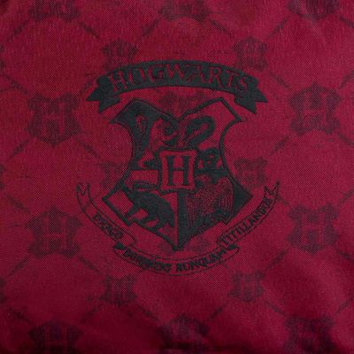 Mochila Escolar Juvenil Harry Potter Brasão Vinho U / Vinho