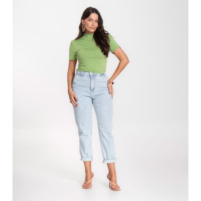 Blusa Cropped Feminina Select Verde G / Verde