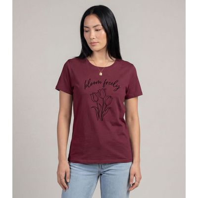 Blusa Feminina em Malha Visco Infinita Cor Vermelho GG / Vermelho