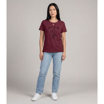 Blusa Feminina em Malha Visco Infinita Cor Vermelho P / Vermelho