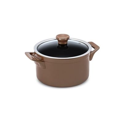 Jogo De Panelas De Cerâmica Clear 5 Peças Cobre Ceraflame