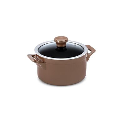 Jogo De Panelas De Cerâmica Clear 5 Peças Cobre Ceraflame