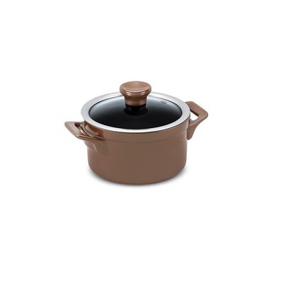 Jogo De Panelas De Cerâmica Clear 5 Peças Cobre Ceraflame