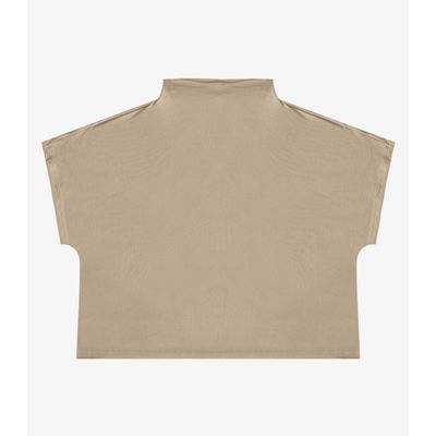 Blusa Feminina Com Gola Chaminé Select Baunilha M / Baunilha