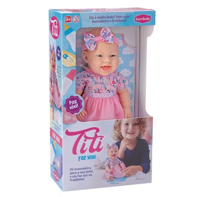Boneca Titi Faz Xixi  Bambola