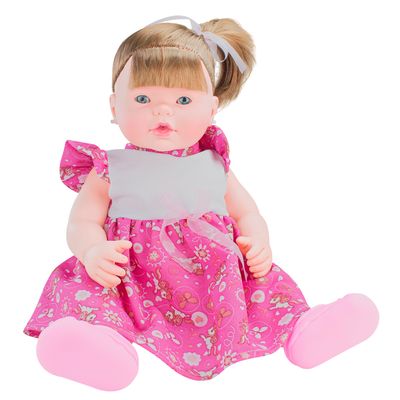 Boneca Graciosa Loira com Som Adijomar