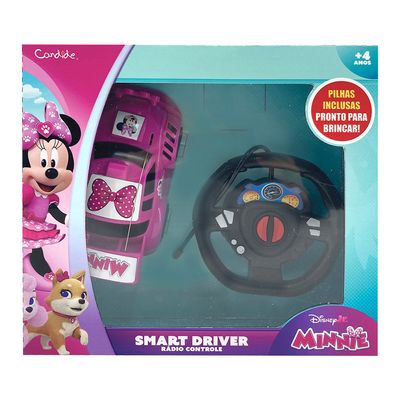 Carro de Controle Remoto Minnie Candide - Pilhas Inclusas