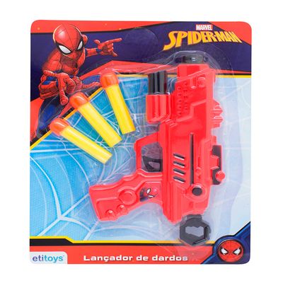 Lança Dardo Spiderman 4 Peças Etitoys