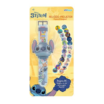 Relógio Projetor 3D Stitch Etitoys