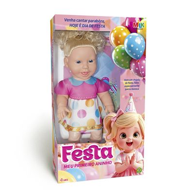 Boneca Meu Primeiro Aninho Milk