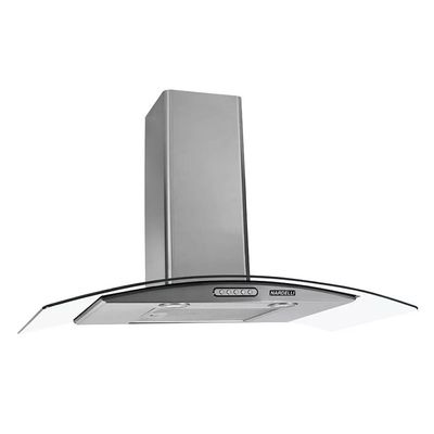 Coifa de Parede Nardelli Vidro Curvo Duto Slim 90cm Inox 220V
