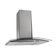 Coifa de Parede Nardelli Vidro Curvo Duto Slim 60cm Inox 127V