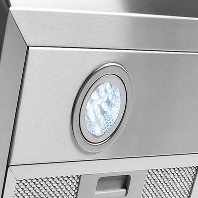Coifa de Parede Nardelli Vidro Curvo Duto Slim 90cm Inox 127V