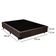 Cama Box Casal Sintético Mega Cama Marrom 138x188x42cm