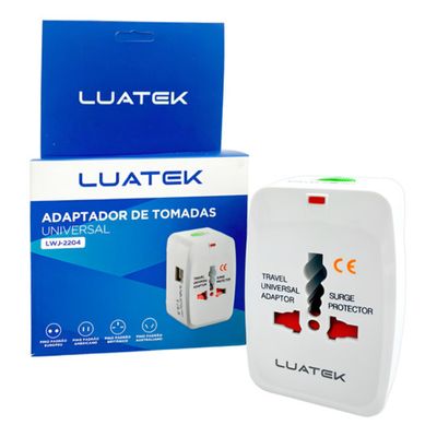 Adaptador De Tomada Universal Com Usb