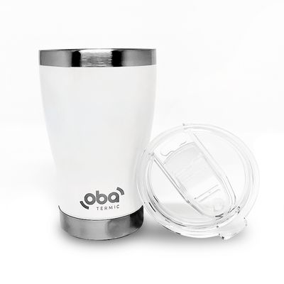 Copo Térmico com Tampa 473ml [Branco]