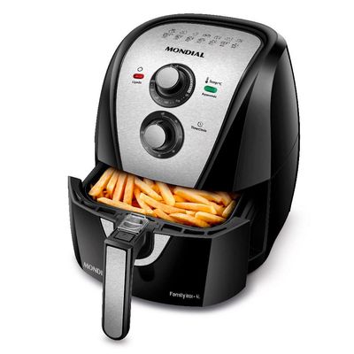 Fritadeira Elétrica Air Fryer 4L Mondial AFN40BI Preta 127V 127V