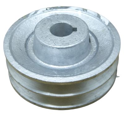 Polia De Alumínio 4'' 100Mm 2A Com Furo 19Mm Chaveta 5Mm