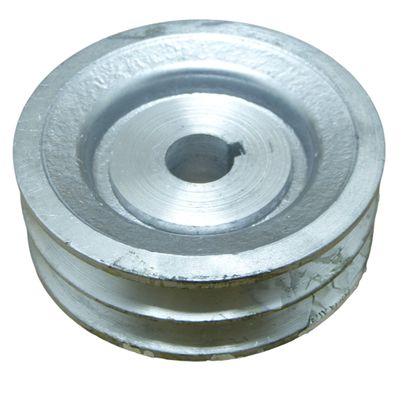 Polia De Alumínio 4'' 100Mm 2A Com Furo 19Mm Chaveta 5Mm