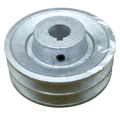 Polia De Alumínio 4'' 100Mm 2A Com Furo 19Mm Chaveta 5Mm