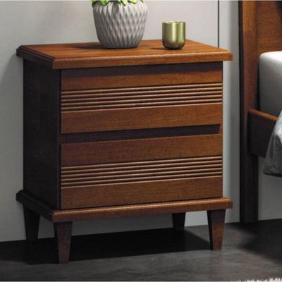 Mesa De Cabeceira Com 2 Gavetas - Lisboa - Móveis Montanhês