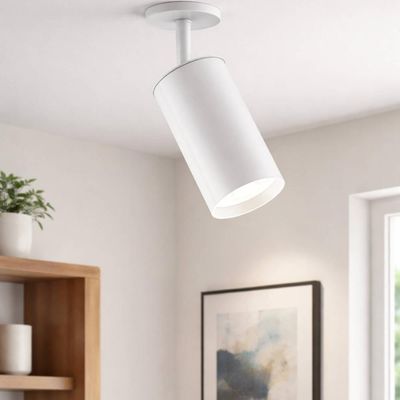 Spot de Sobrepor em Alumínio Branco 7x17,8cm E27 Bivolt Neo Dital Iluminação Interna