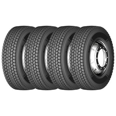 KIT 4 Pneus Landspider Longtraxx DR880 275/80 R22.5