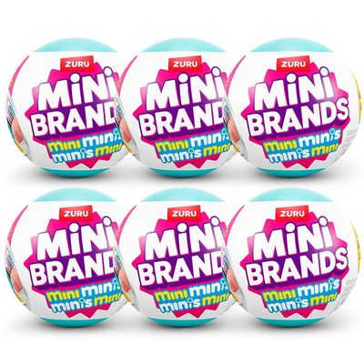 Kit 6 Mini Brands Fill The Fridge