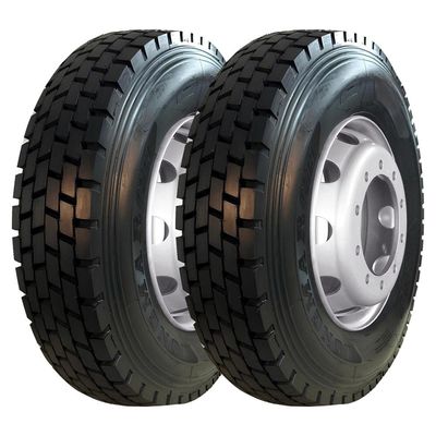 KIT 2 Pneus Longmarch D275 295/80 R22.5