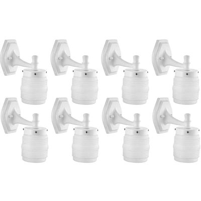 8 Luminárias Arandelas Bivolt Entradas Salas Áreas Externas e Internas Globo Dital Decorativas Bivolt