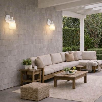 8 Luminárias Arandelas Bivolt Entradas Salas Áreas Externas e Internas Globo Dital Decorativas Bivolt