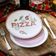 Jogo 12 Pratos Raso 25cm em Porcelana Decorada para Servir Pizza Tramontina Milano Mesa Posta