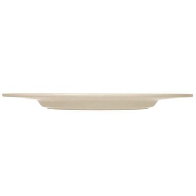 Jogo 6 Pratos para Sobremesa 20cm Bege Melamina Aveline Mesa Posta Servir Padaria