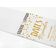 Calendário Perpétuo de Parede com Confete e Foil Dourado Rústico, Lembrete de Datas Especiais, Planner/Organizador - Inkdotpot 27,94 Cm × 13,72 Cm / Dourado