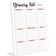 Bloco de Compras Magnético 15 x 23 cm com Itens Impressos e Espaços em Branco, Planejador Semanal de Compras de 54 Páginas - Inkdotpot 22,86 Cm × 15,24 Cm / Branco