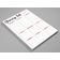Bloco de Compras Magnético 15 x 23 cm com Itens Impressos e Espaços em Branco, Planejador Semanal de Compras de 54 Páginas - Inkdotpot 22,86 Cm × 15,24 Cm / Branco