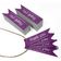 Etiquetas de Papel para Lembrancinhas de Aniversário 'Obrigado por Celebrar Comigo' com Folha Metalizada para Pendurar - Inkdotpot 50 Etiquetas Metalizadas / Roxo - Prata