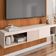 Painel Para Tv até 55 Polegadas Marrom Moon Caemmun Bege