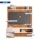 Painel Para Tv até 55 Polegadas Marrom Moon Caemmun Bege