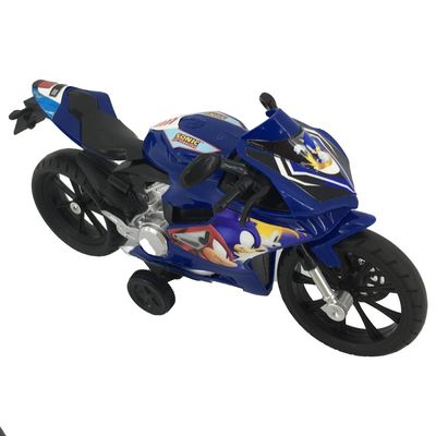 Kit Moto à Fricção Homem-Aranha Webcycle + Moto à Fricção Sonic Faster Biker