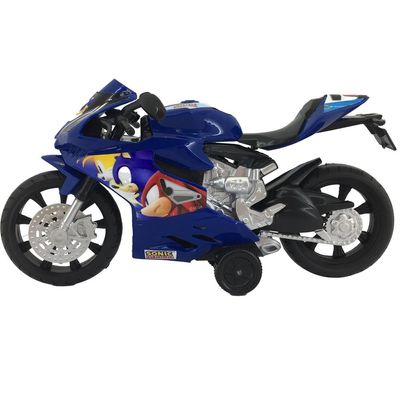 Kit Moto à Fricção Homem-Aranha Webcycle + Moto à Fricção Sonic Faster Biker
