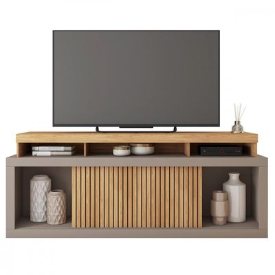 Rack Bancada Para TV até 70 Polegadas Sun Marrom Caemmun Marrom