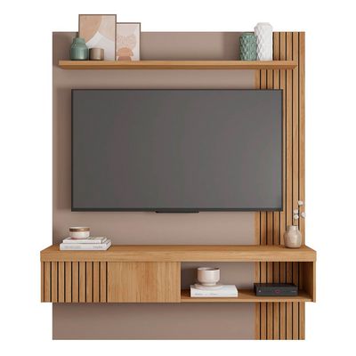 Painel para Tv até 55 Polegadas Jade 1.5 Marrom Caemmun Marrom