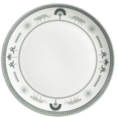 Prato Raso Coup Stoneware Exótica 26,5cm Porto Brasil Cozinha Mesa Posta Avulso